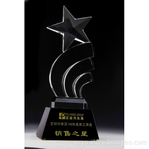 2015 china product win gift clear trophy